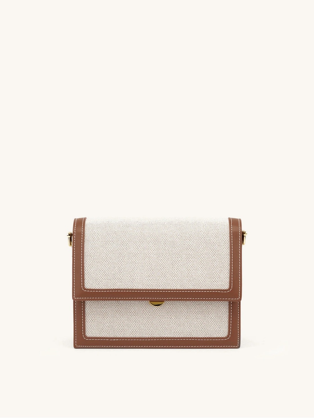 JW PEI Mini Flap Crossbody - Beige Canvas